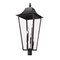 Z-Lite Gannon 5 Light Outdoor Post Mount Fixture, 16in. W x 40.25in. H, Black 5008PHXXLR-BK - alternate 3